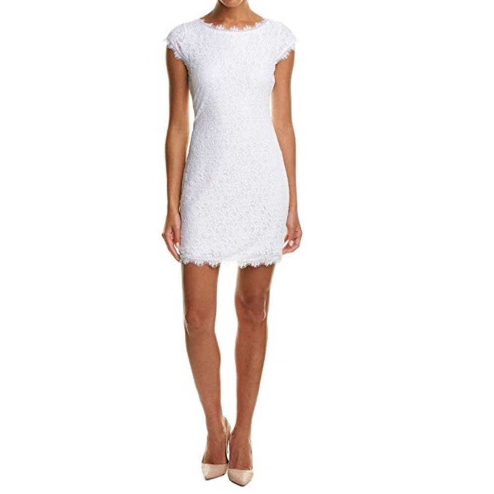 DVF Short Barbara Lace Dress NWT